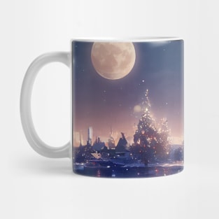 Winter Holiday Chrismas tree Landscap gift designs Series 09 Mug